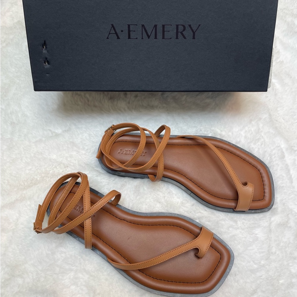 A.Emery  Tan Leather Sandals